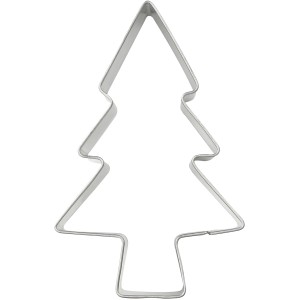 Zenker Ausstecher Tannenbaum aus Metall, 46x70x20mm, ideal für Weihnachtsplätzchen.