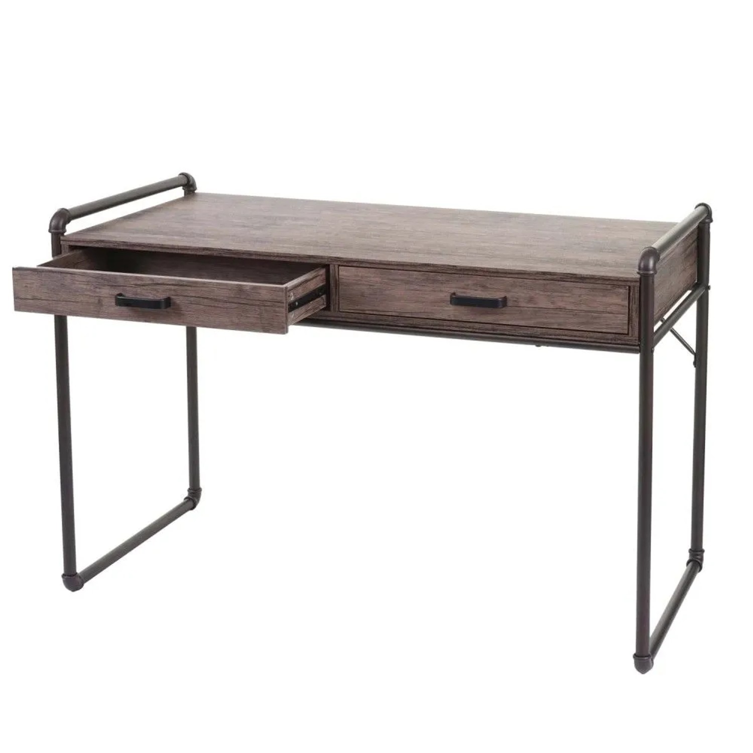 MCW Schreibtisch F58 Braun Wildeiche-Optik