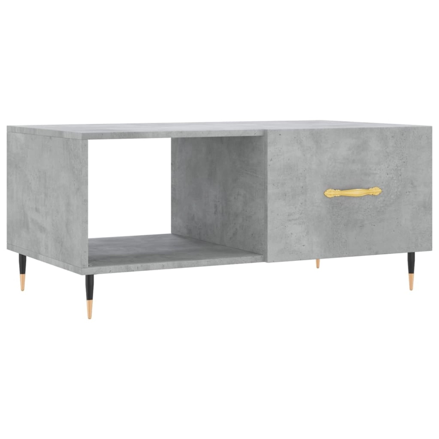 vidaXL Couchtisch Betongrau 90x50x40 cm Holzwerkstoff Modell 14 günstig online kaufen