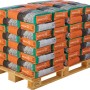 Palette mit 48 Säcken Gartenmauermörtel mit Trass, je 30 kg, von Quick-Mix.