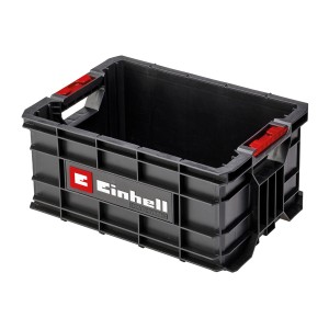 Einhell Werkzeugkiste E-Case, leer, aus robustem Kunststoff mit Tragegriffen.
