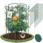 20er Set TTL GARDEN Strauchstützen 100x40cm mit Klettband, Rankhilfe für Rosen und Stauden.