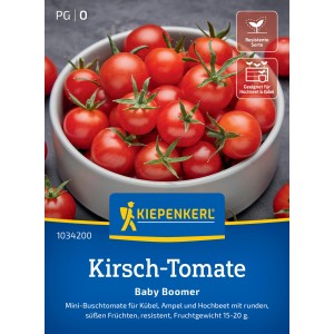 Kiepenkerl Kirschtomate Baby Boomer: Rote, reife Tomaten in einer Schale.