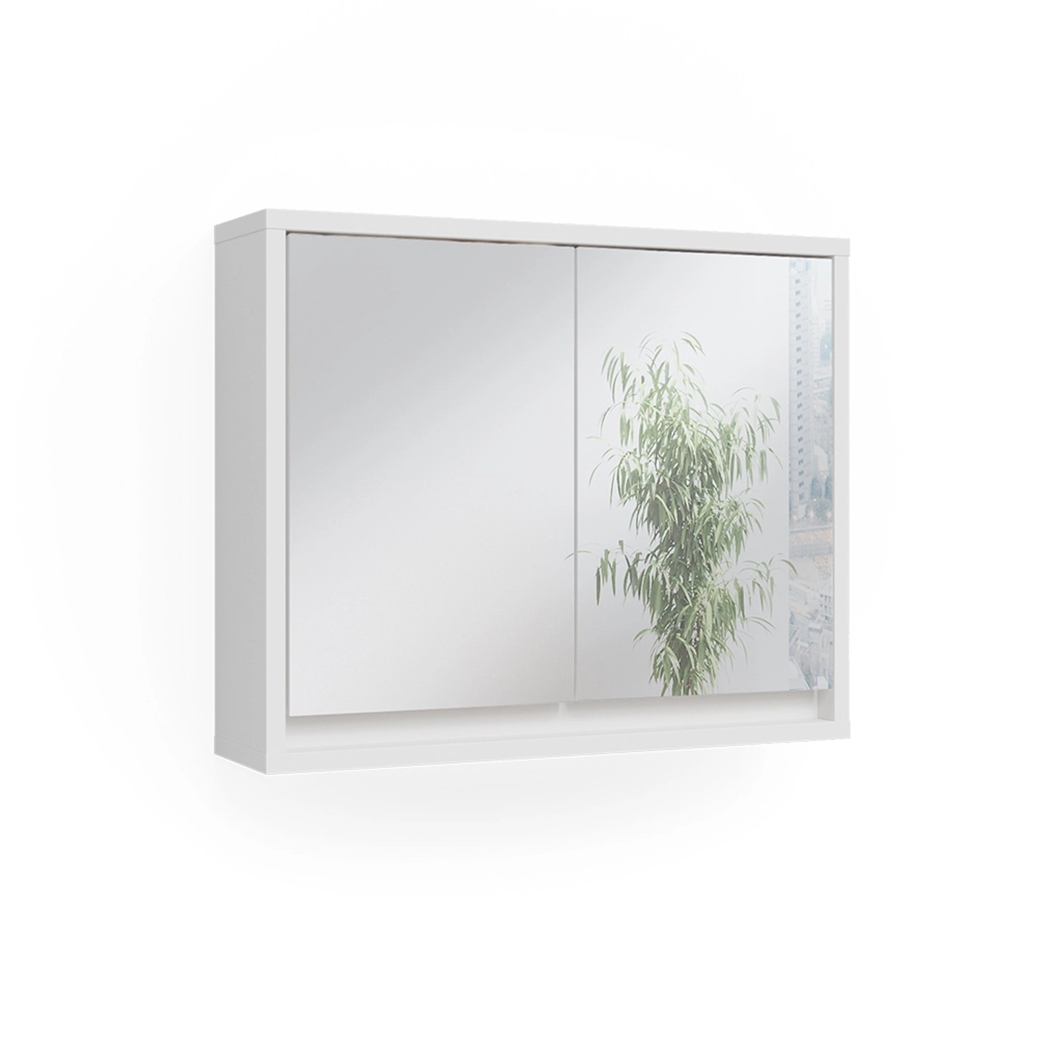 Vicco Badspiegelschrank Mila Weiß 55 x 45 cm günstig online kaufen