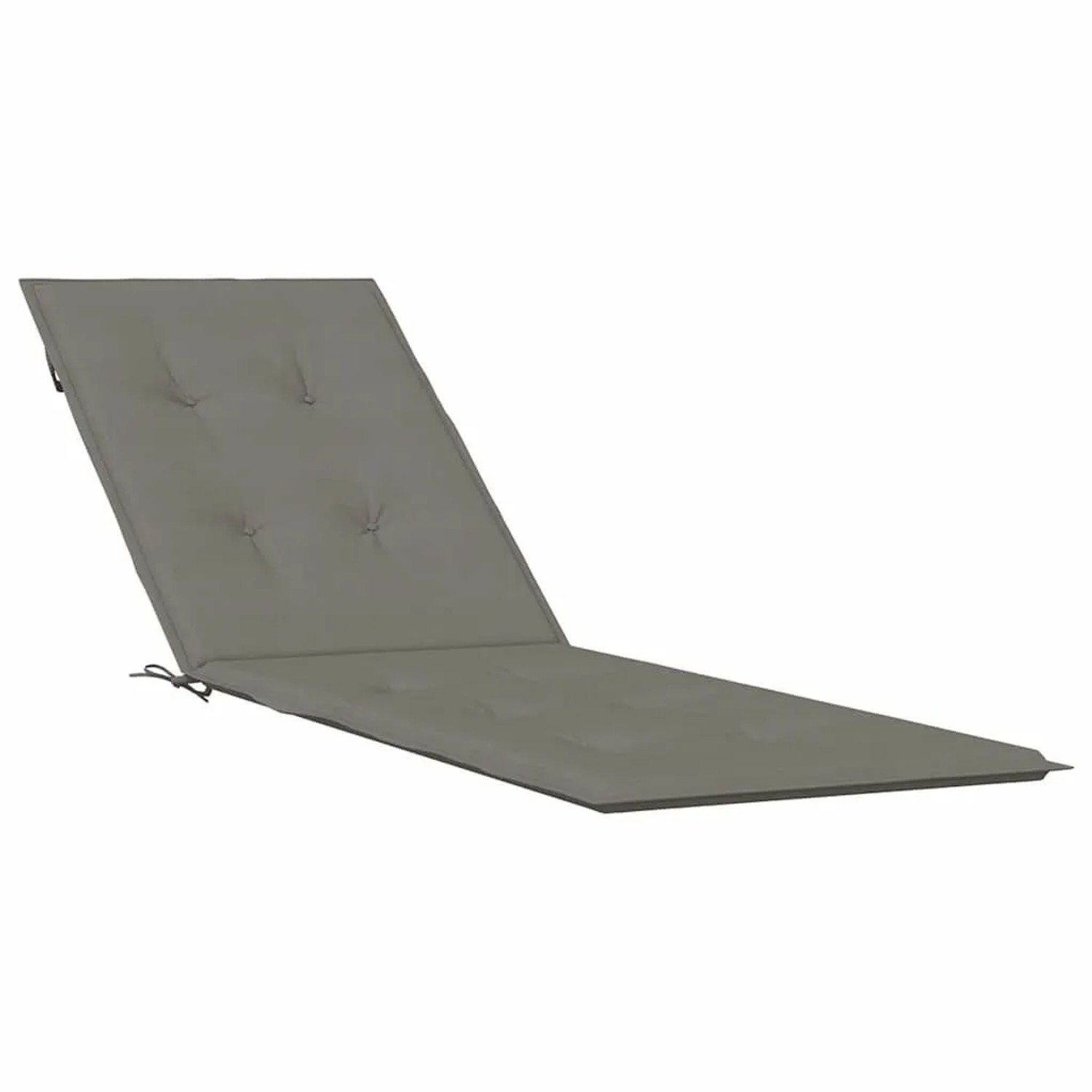vidaXL Liegestuhl-Auflage Melange Dunkelgrau 75+105 x 50 x 4 cm Stoff 40024 günstig online kaufen
