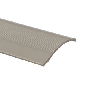 Selbstklebendes KARAT Anpassungsprofil aus Edelstahl, 3,8x100cm, für Höhenausgleich bis 11mm.