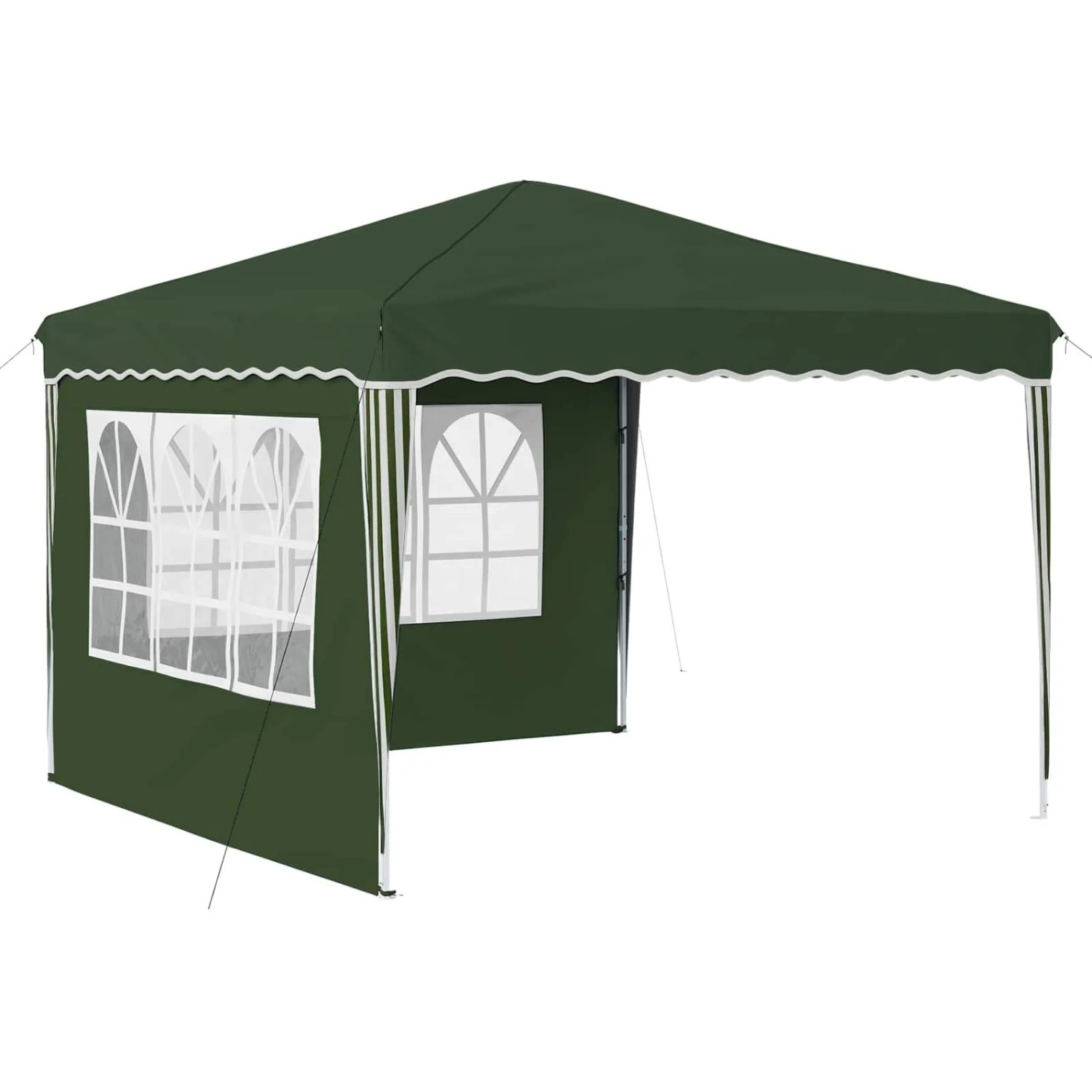 vidaXL Pop-up Partyzelt Grün 288 x 288 x 245 cm Oxford-Stoff 42019761