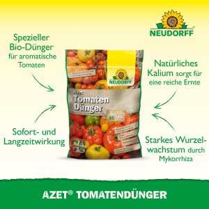 Neudorff Azet Tomatendünger 1,75kg: Organischer Bio-Dünger für aromatische Tomaten und reiche Ernte.