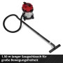 Einhell TC-VC 1240 S Nass-Trockensauger mit Schlauch und Düse.