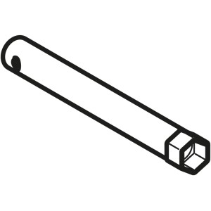 Geberit Montageschlüssel für Renova WC-Sitze zur Befestigung von unten.