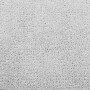 Grauer Kurzflor-Teppich OVIEDO aus weichem Polyester, 80x250 cm. Dichte, flauschige Textur für Wohnräume.