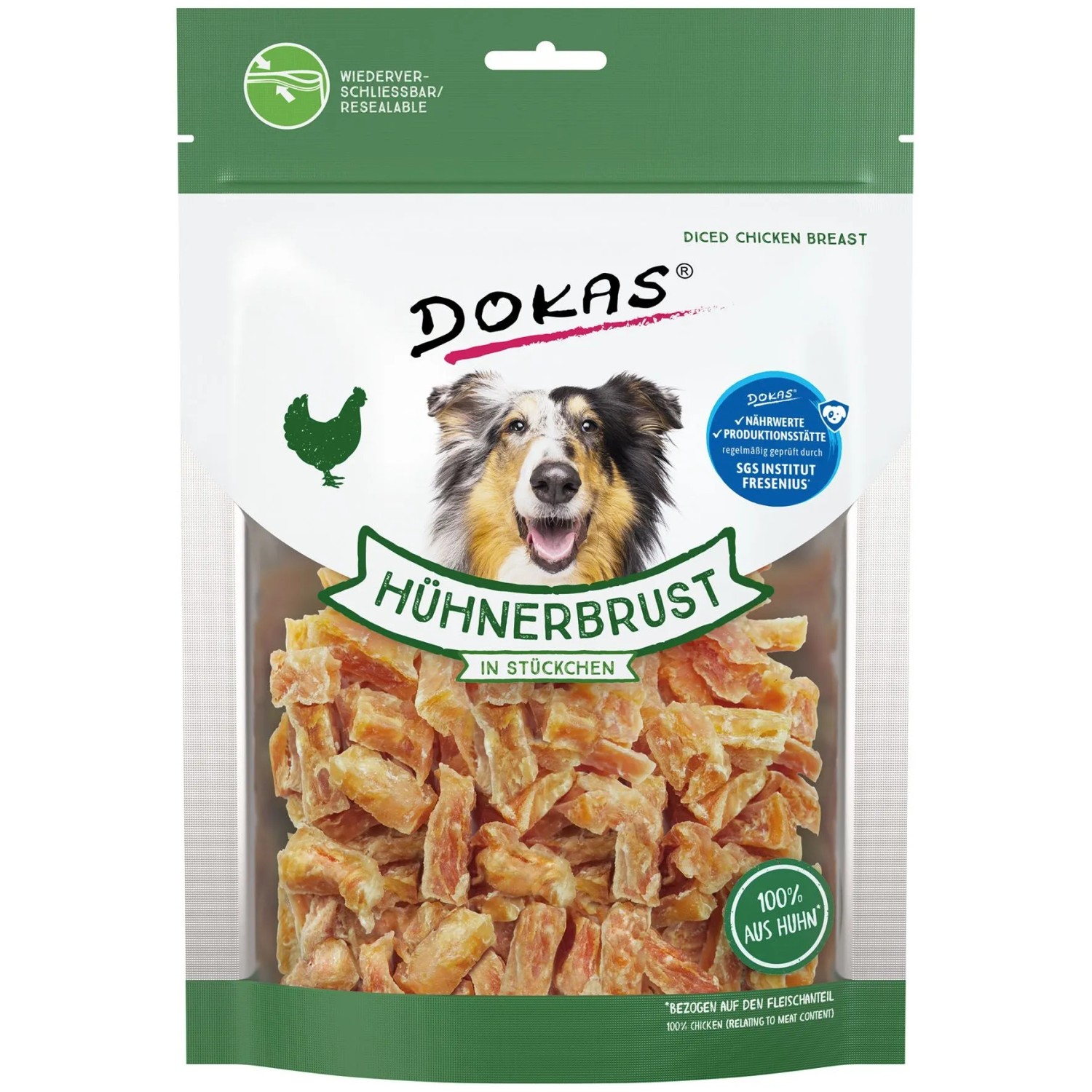 Dokas Hühnerbrust in Stückchen 200 g