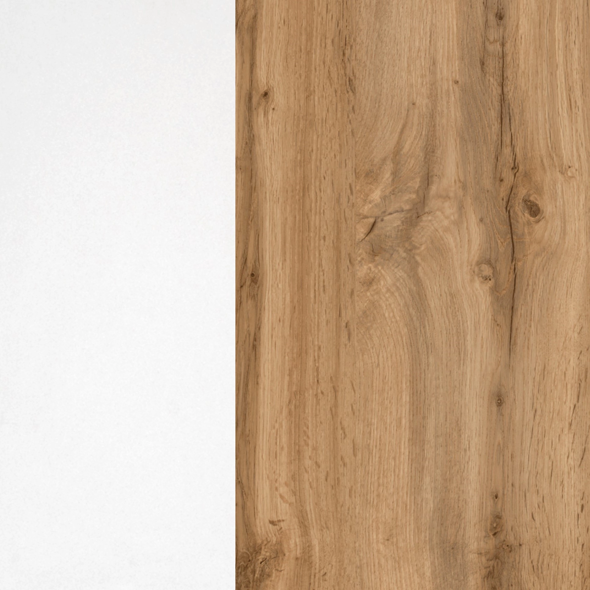 Held Möbel Hängeschrank Sorrento BxHxT 50 cm x 57 cm x 34 cm  Weiß-Wotaneiche kaufen bei OBI | Hängeschränke