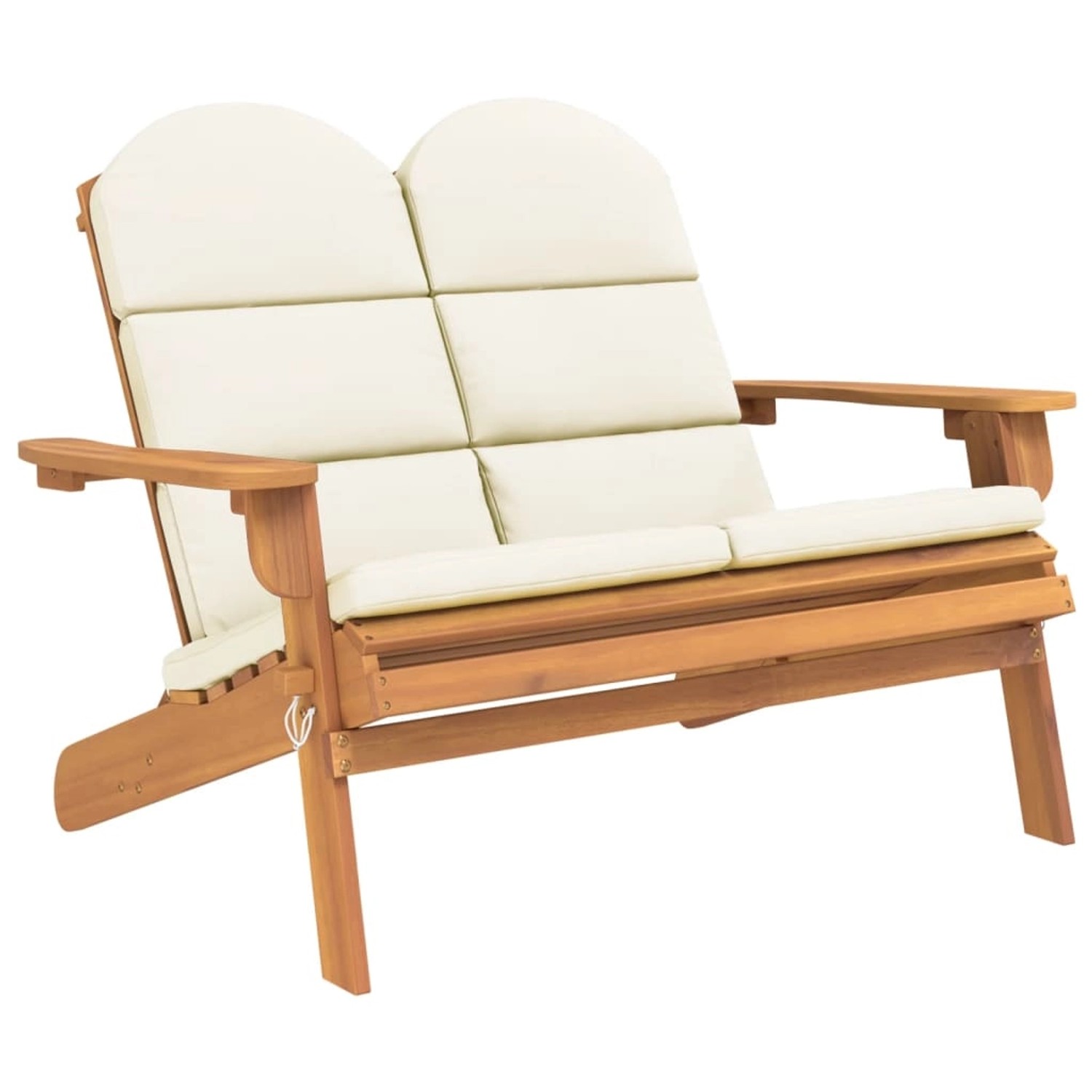 Vidaxl Adirondack-gartenbank Mit Kissen 126 Cm Massivholz Akazie günstig online kaufen