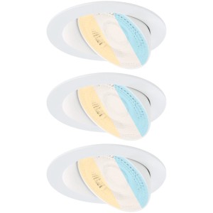 Paulmann LED EBL Aumus 3er-Set 3x700 lm 3x5 W White Select Weiß