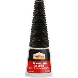Pattex Sekundenkleber Präzision, flüssiger Kleber mit Dosierspitze für punktgenaue Anwendung.