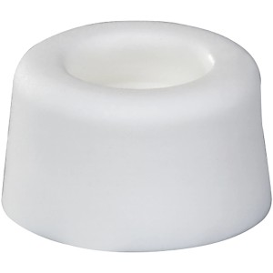 Weißer Wagner Wand-Türstopper Vulkano Small aus Gummi, 4er-Set.