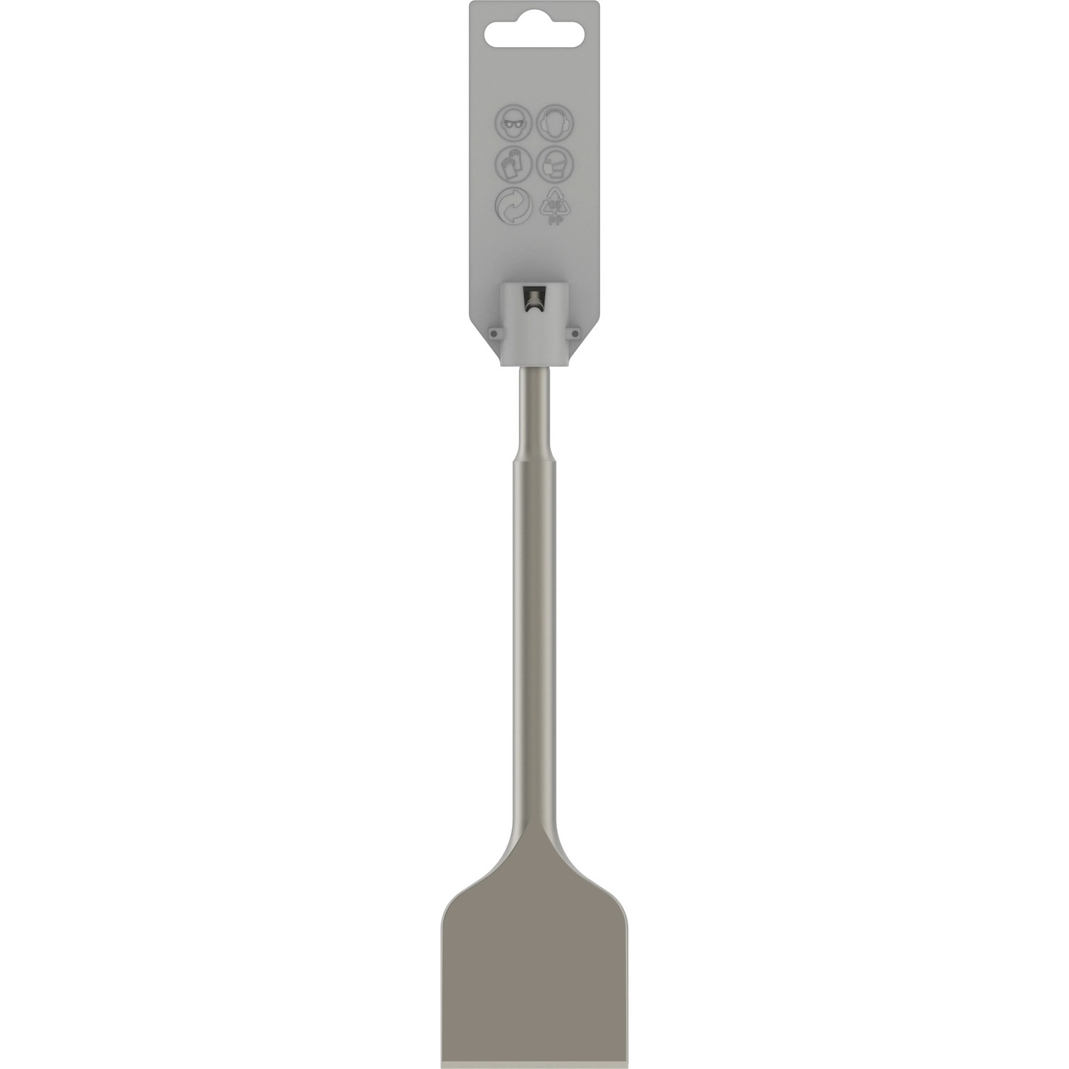 Bosch Spatmeißel SDS plus, 250 mm, zum Entfernen von Putz und Betonresten.