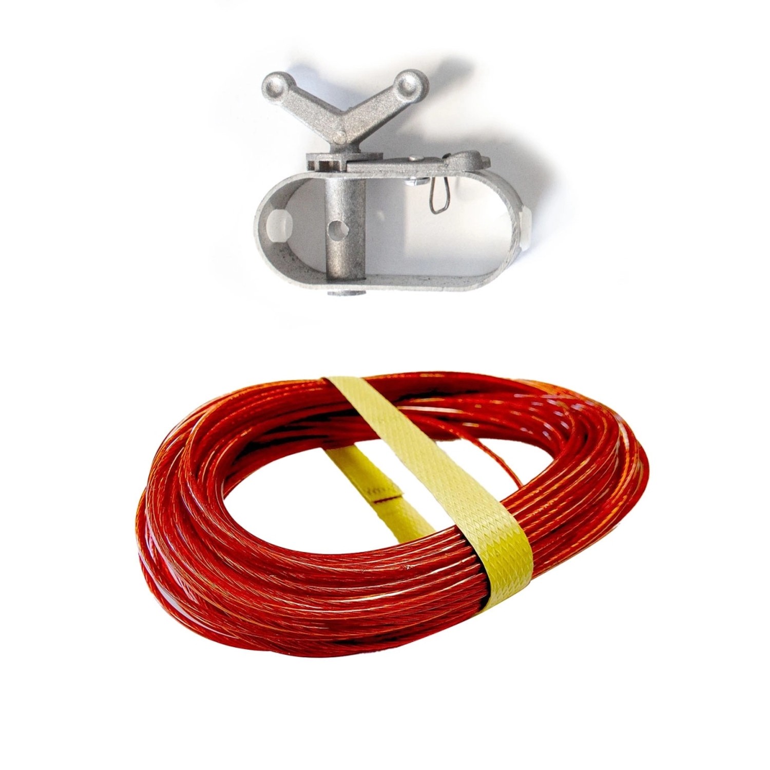 Abdeckplane Zubehör: Spanndraht und Spannschloss für Pool Abdeckplanen.