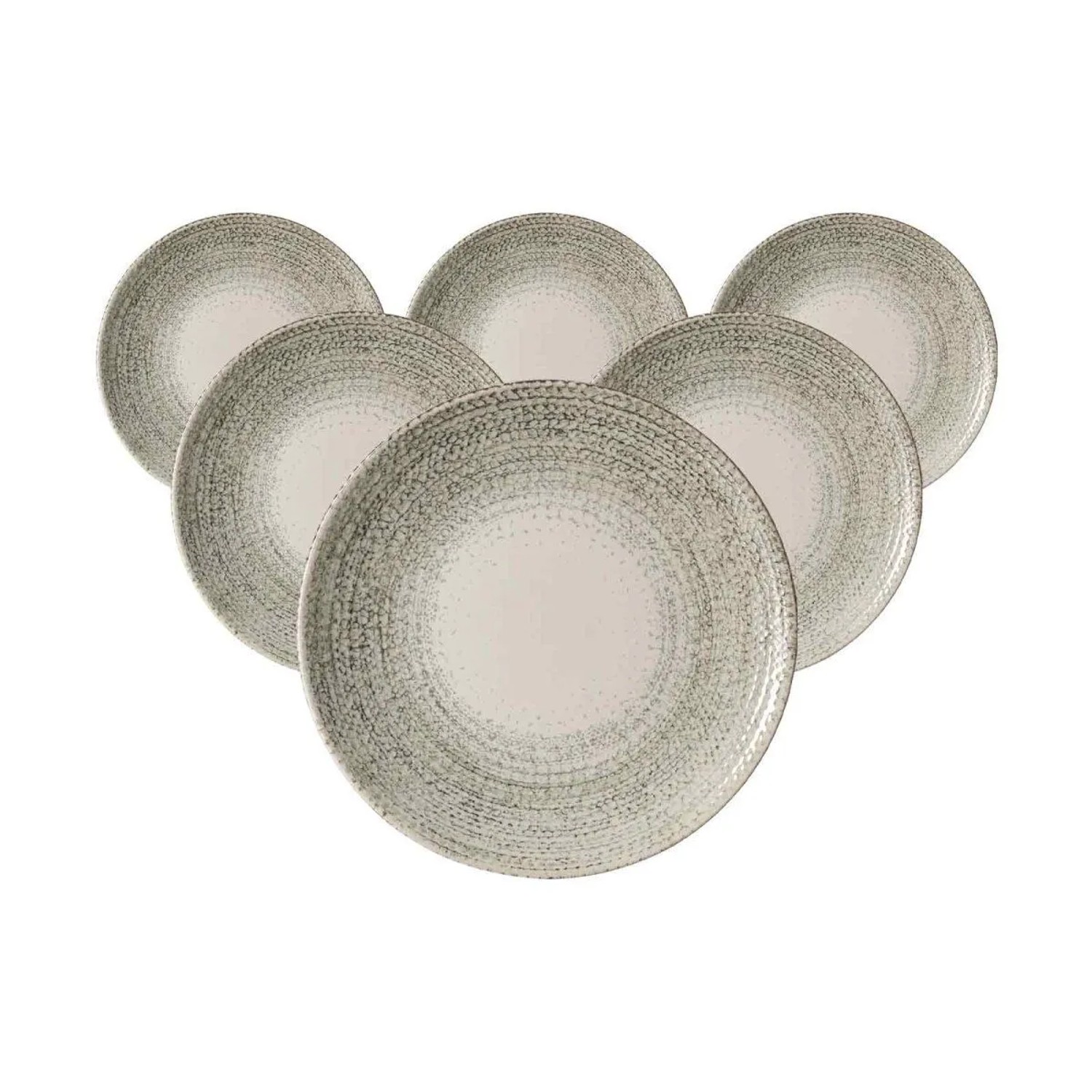 Ritzenhoff & Breker Rimini Dessertteller 20,5 cm Stone 6er Set