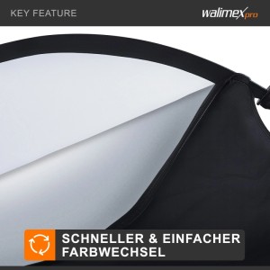 Walimex Pro 5In1 Faltreflektor Set Pop Up Ø80Cm Reflektor Lichtreflektor Foto