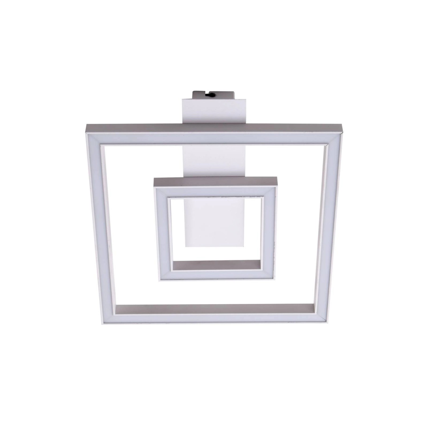 Lindby LED Deckenleuchte Madamo 10023741 Modern in Weiß aus Aluminium 2-flammig Wohnzimmerleuchte