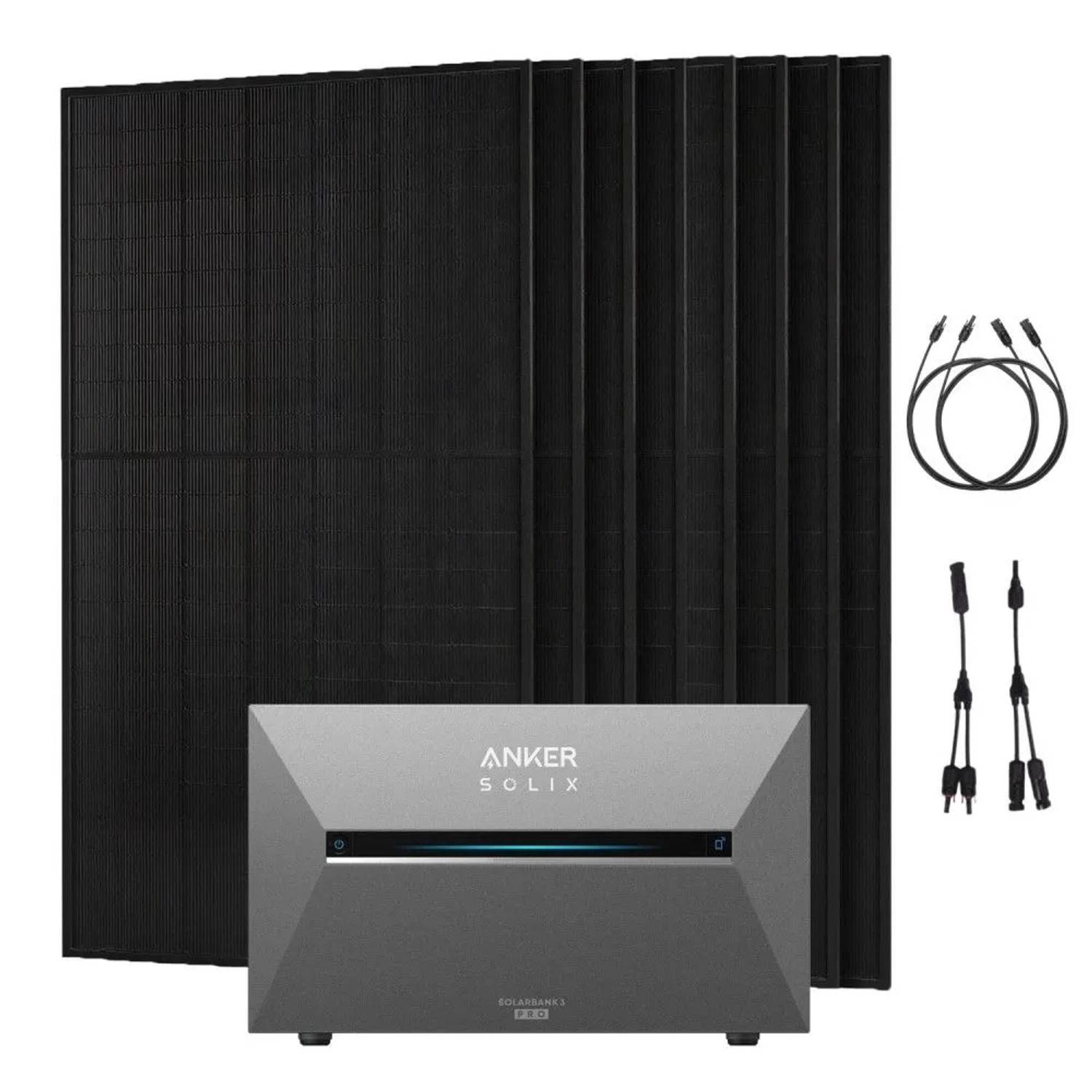 Anker SOLIX 4040 W Balkonkraftwerk mit Solarbank 3 Pro ohne Halterung