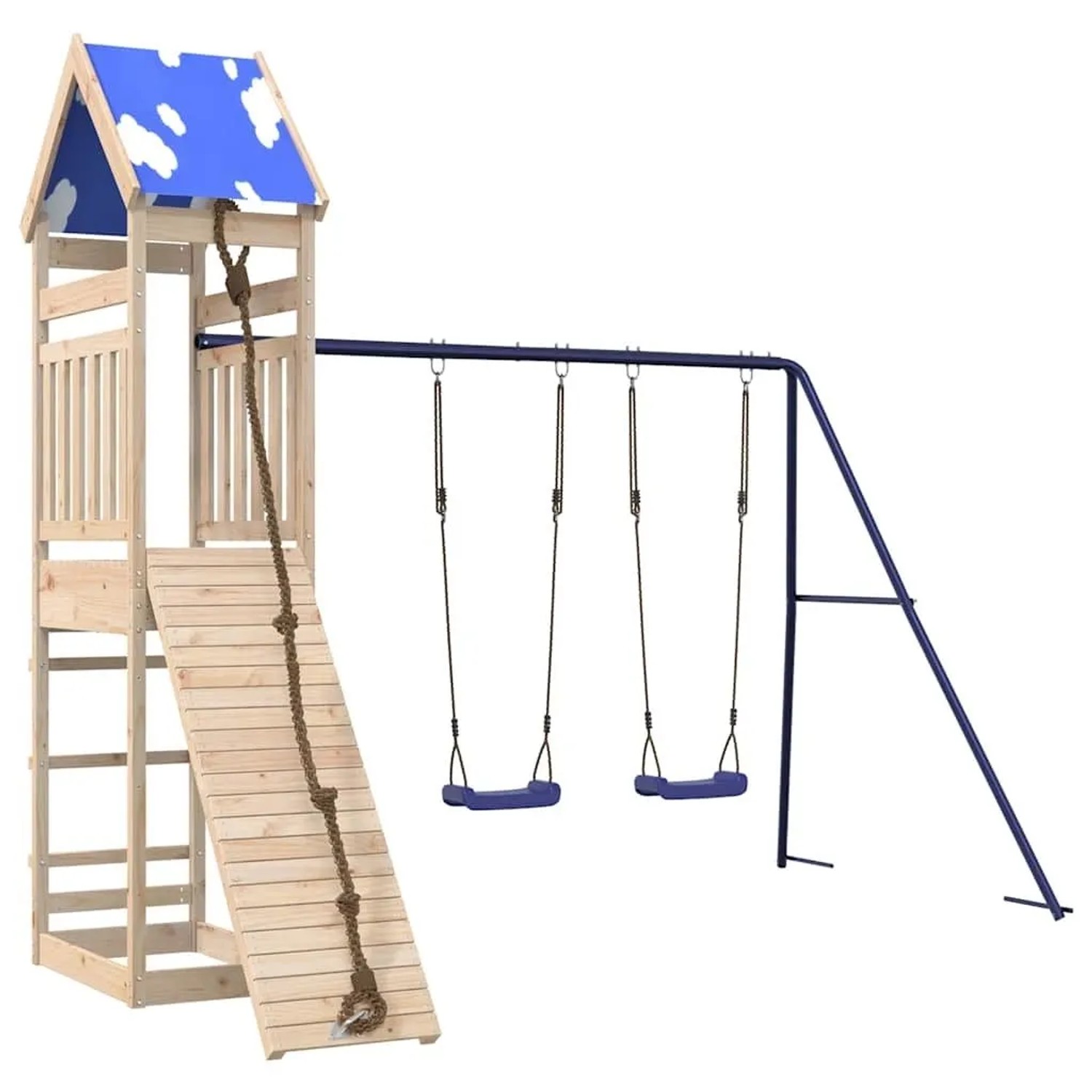 vidaXL Spielturm Massivholz Kiefer 3279031