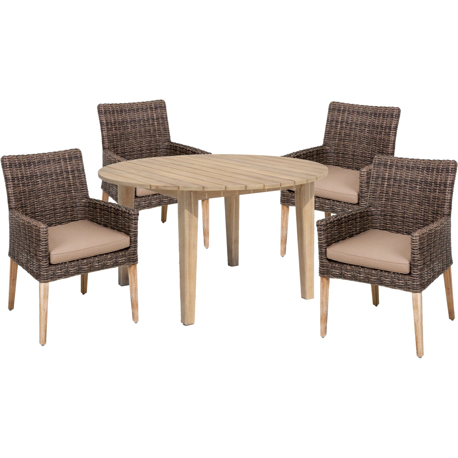 Garden Pleasure Sitzgruppe Norvell/Arvada 210 cm x 89 cm x 210 cm Braun FSC®