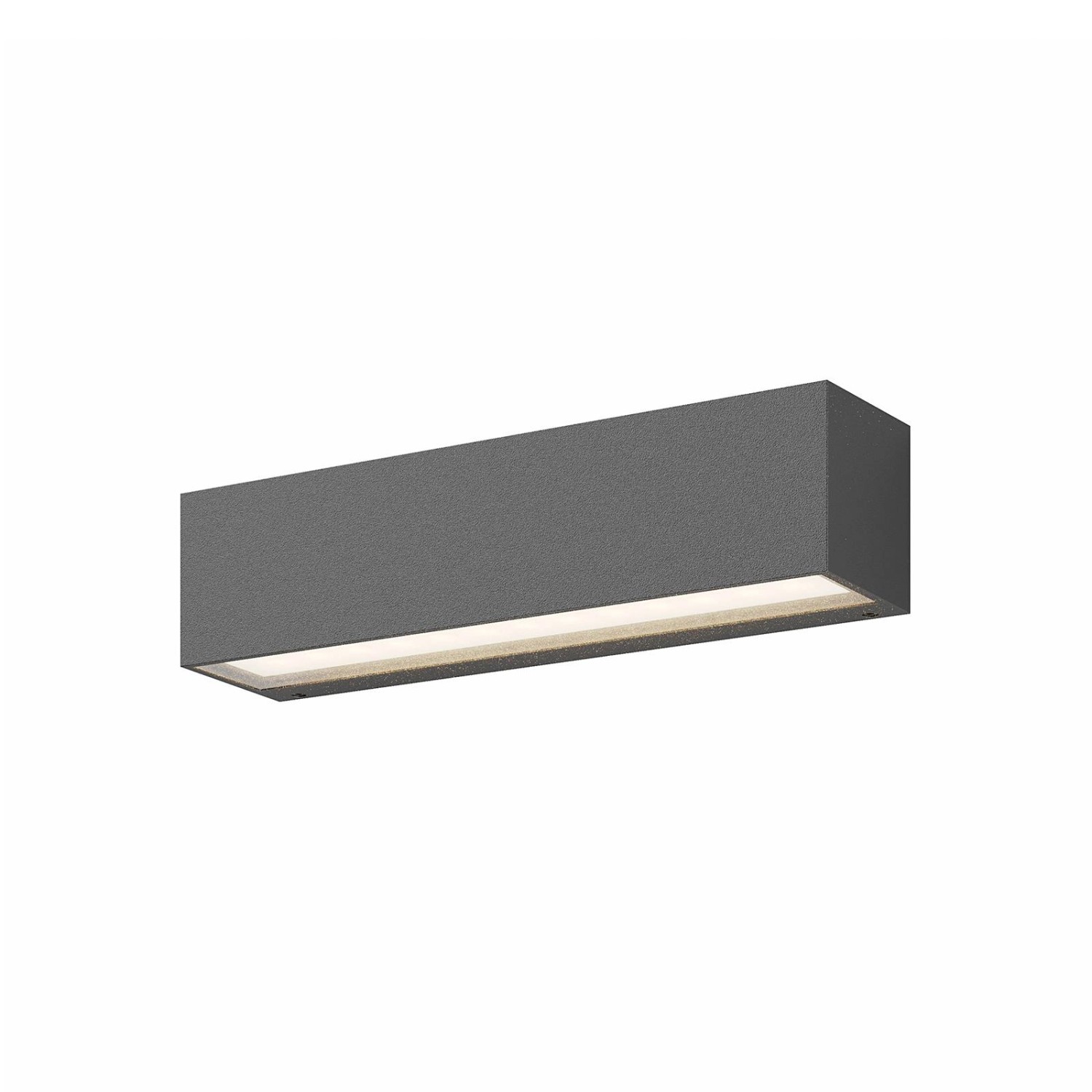 Lucande LED Wandleuchte Außen Lengo 9616101 Modern in Schwarz aus Aluminium günstig online kaufen