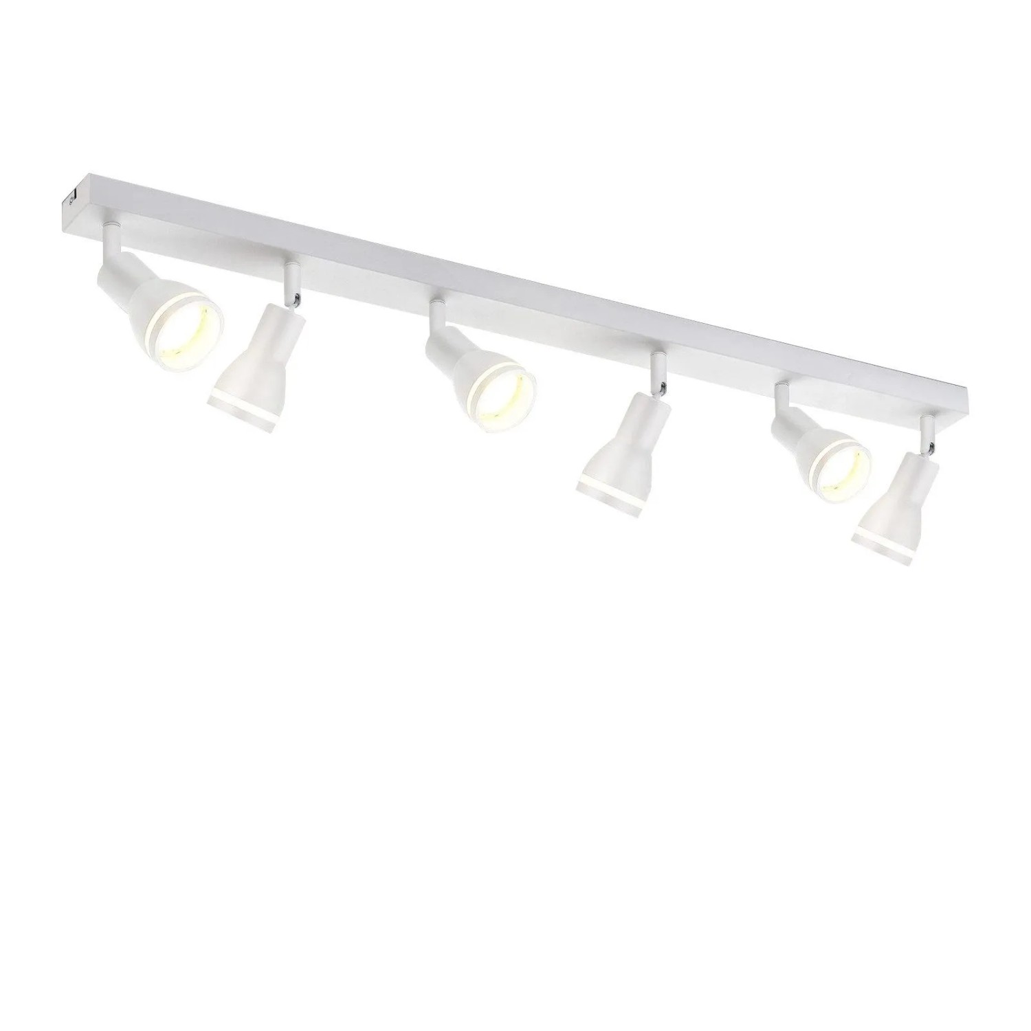 NETTLIFE Deckenstrahler aus Metall 6xGU10Weiß