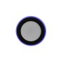 Trio LED Einbaustrahler Argus, schwarz matt, Ø 8,2cm. Runde Deckenleuchte mit RGBW-Farbwechsler.