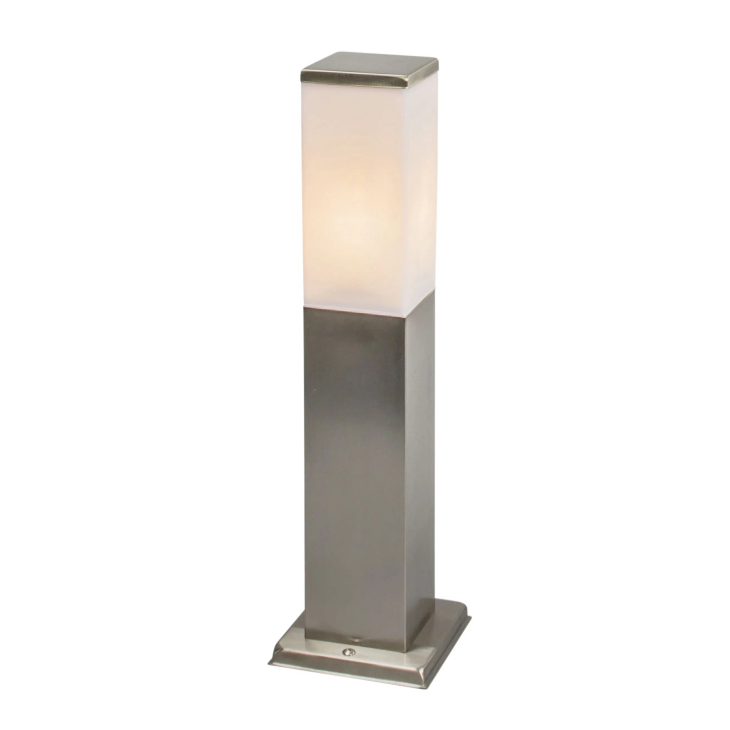 QAZQA Moderne Außenleuchte 45 cm Stahl Malios