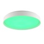 Weiße LED-Deckenleuchte Mona mit RGB und CCT Funktion, Ø 49 cm.