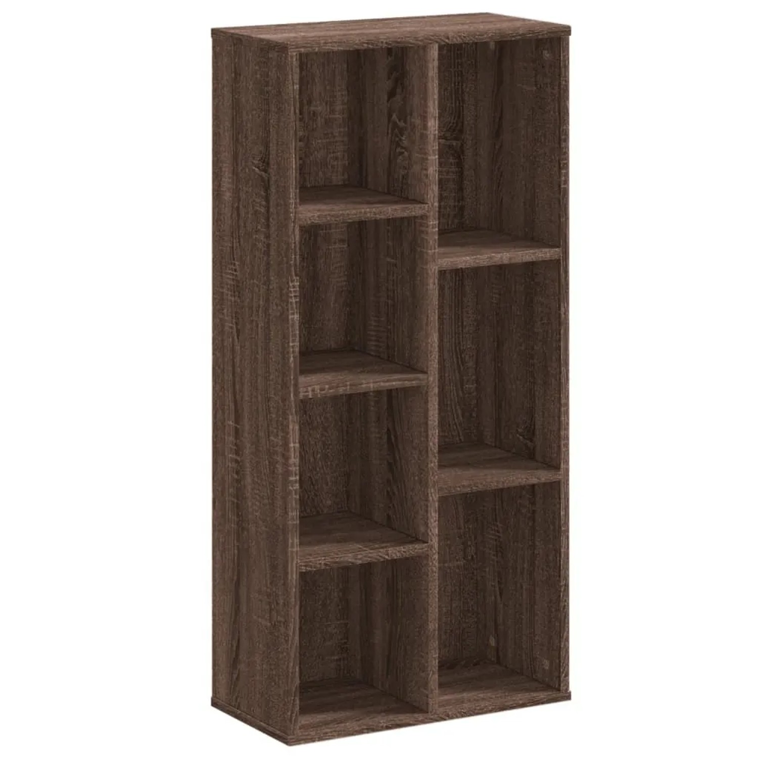 vidaXL Bücherregal Braun Eichen-Optik 50x25x105 cm Holzwerkstoff 852795 günstig online kaufen