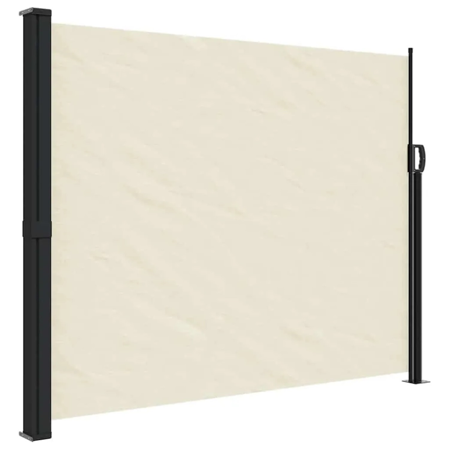 vidaXL Seitenmarkise Ausziehbar Creme 160x600 cm 4004520