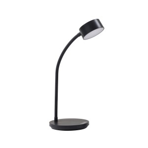 Lindby LED Tischlampe Maori 10019792 Dimmbar Modern in Schwarz aus Metall 1-flammig Arbeitszimmerleuchte