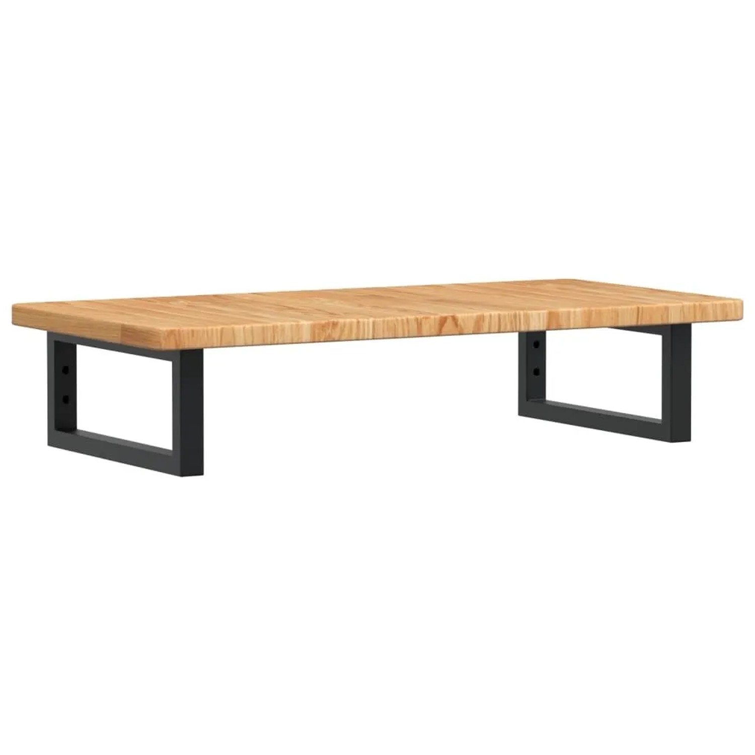 vidaXL Waschtischplatte mit Halterung Stahl und Massivholz Eiche 3302337 günstig online kaufen