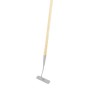 Galaflor Wegeschuffel mit langem Holz-Stiel und 16 cm pulverbeschichtetem Stahlblatt für den Garten.