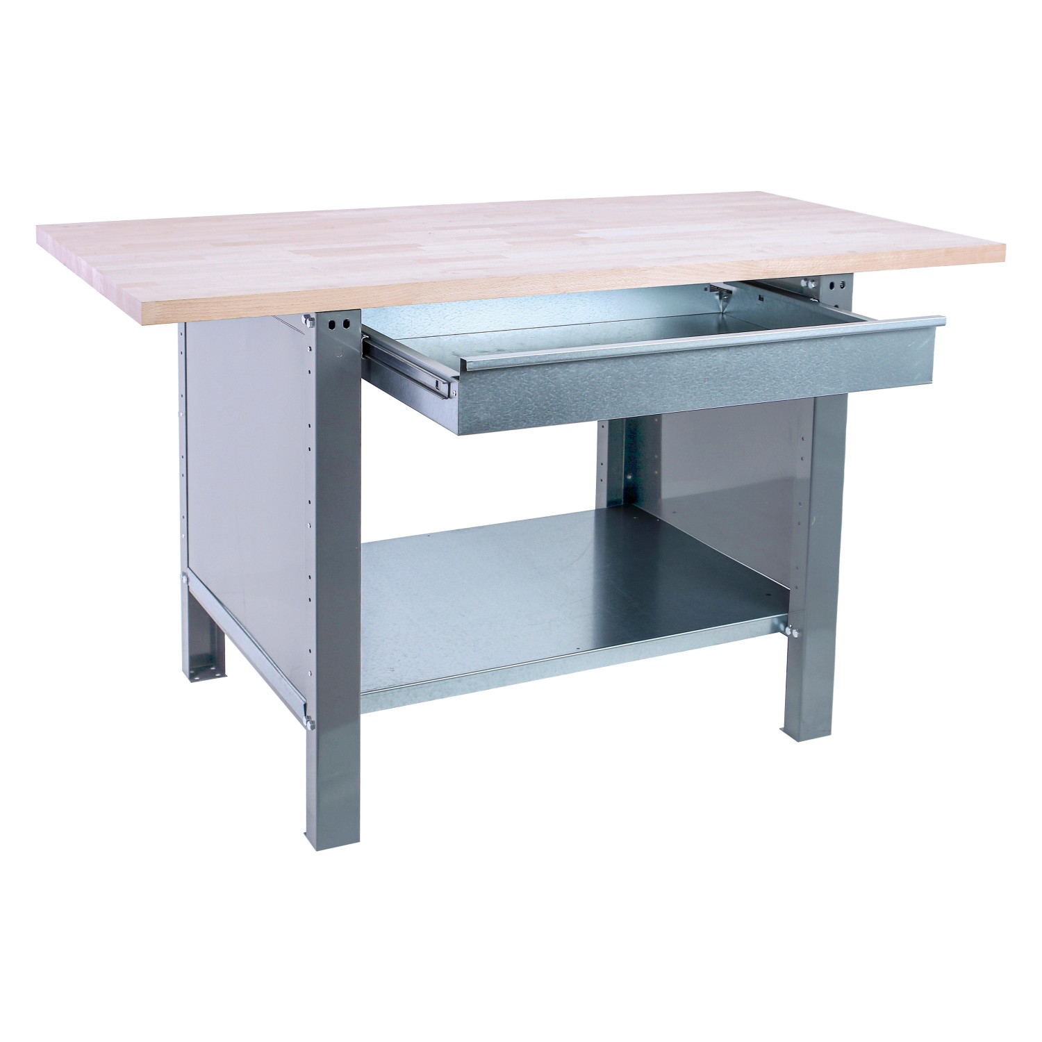PROREGAL Werkbank BUFFALO WOOD Mit 1x Schublade HxBxT 86,5x120x75cm Traglas günstig online kaufen