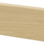 Sockelleiste Evoke Crystal, 60 mm hoch, Holzdekor für Bodenabschluss.