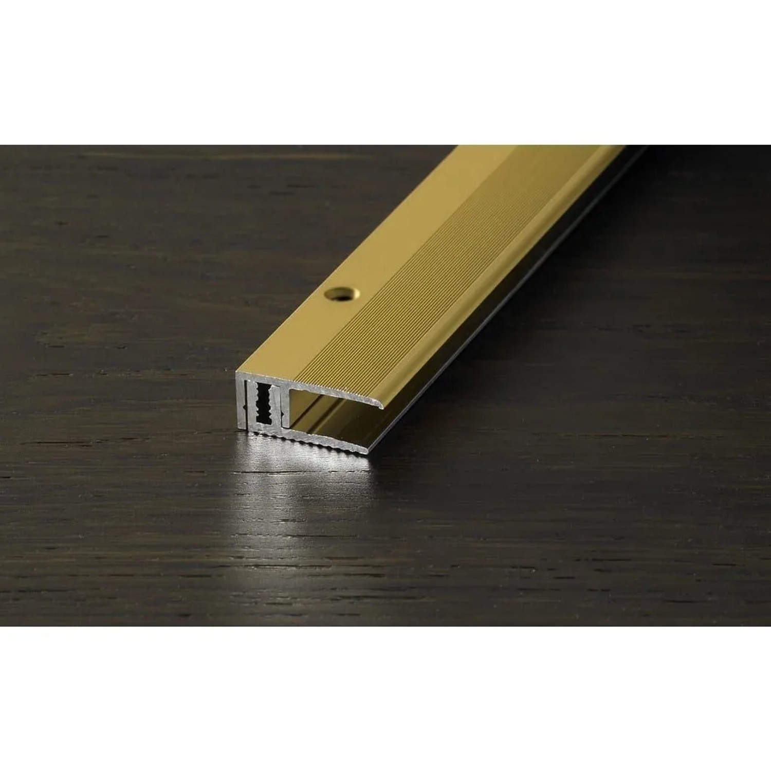Proline Abschlussprofil Provario Universal Aluminium Eloxiert Champagne 270 cm Lang