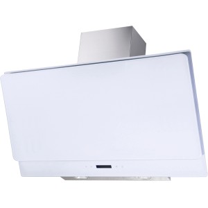 Respekta Kopffreihaube CH77090WA, 90 cm, Glas Weiß, mit LED-Beleuchtung.