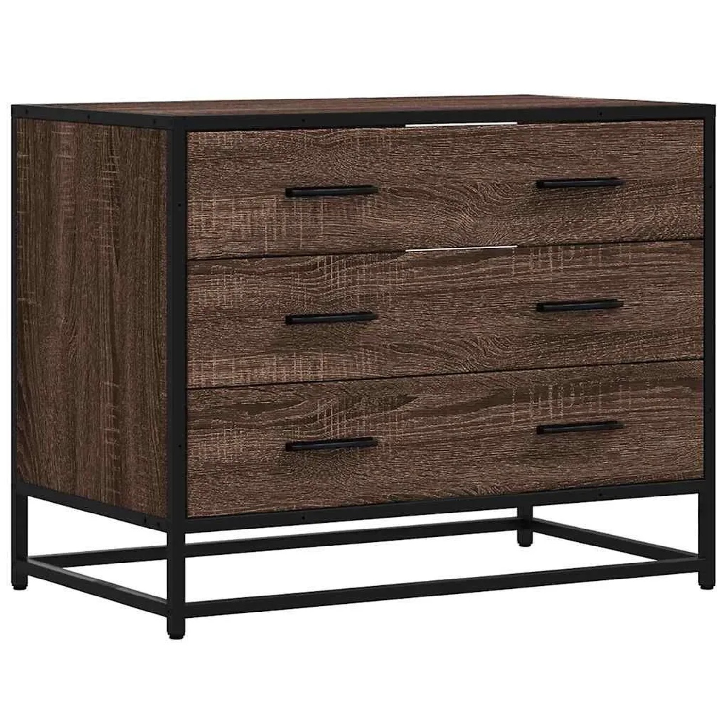 vidaXL Schubladenschrank Braun Eichen-Optik 70x41x56 cm Holzwerkstoff 849078
