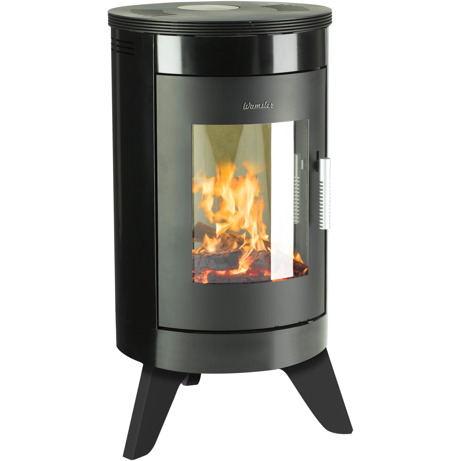 Wamsler City Kaminofen Stahl Schwarz 7 kW günstig online kaufen