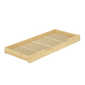 Erst-Holz Bettkasten als Staukasten für Betten - Kiefer Natur Modell S1