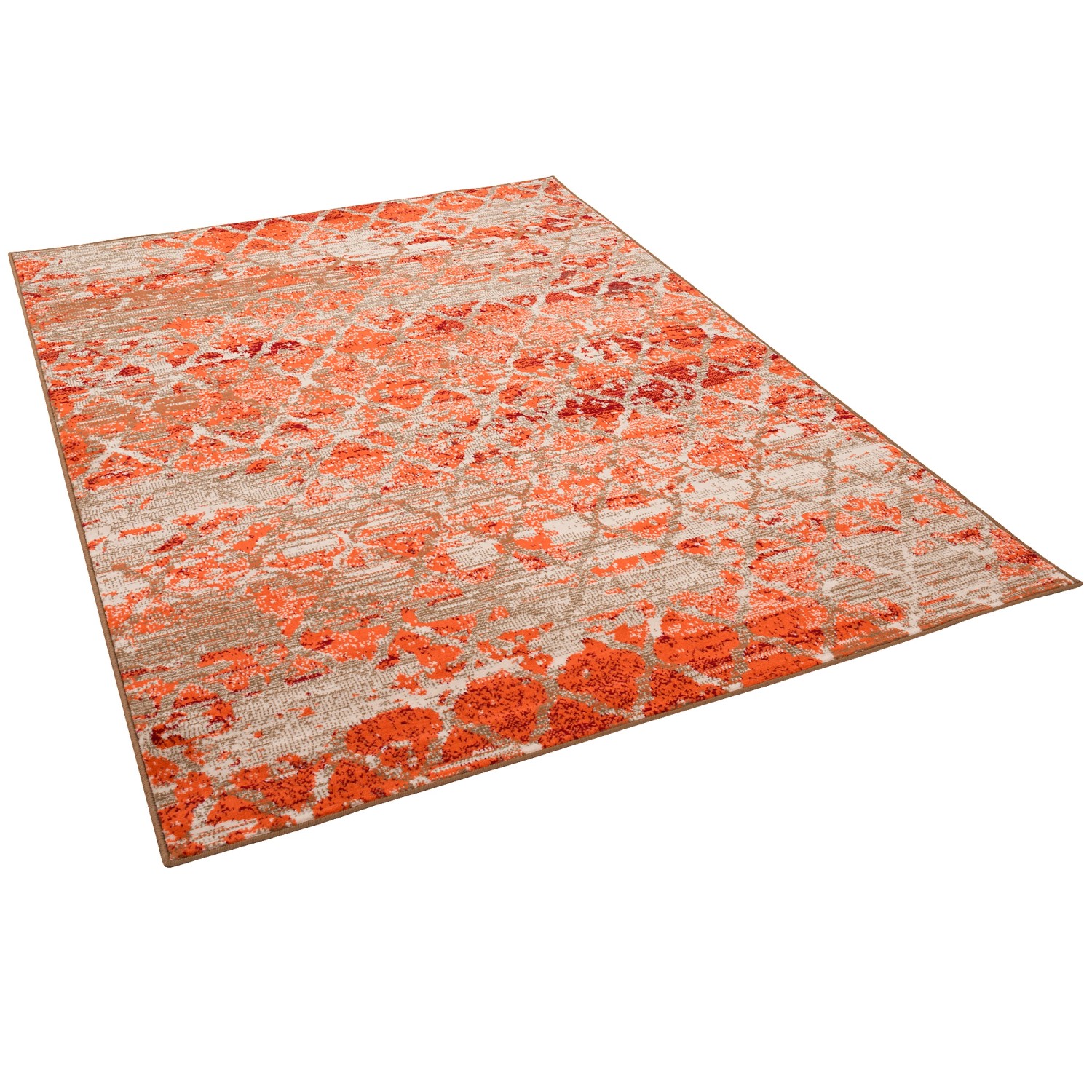 Pergamon Designer Teppich Samba Vintage Trend Terrakotta 80x150cm günstig online kaufen