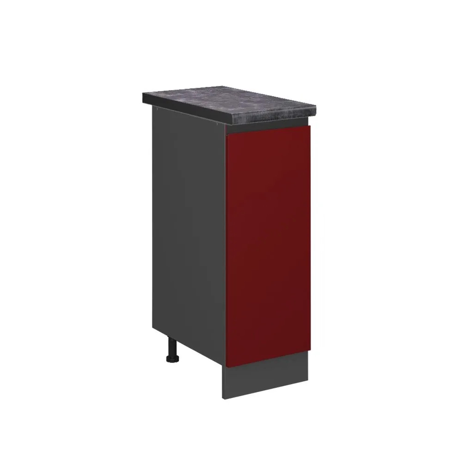 Vicco Apothekerschrank R-Line Medizinschrank für die Küche Rot Anthrazit 30 cm J-Shape AP Anthrazit