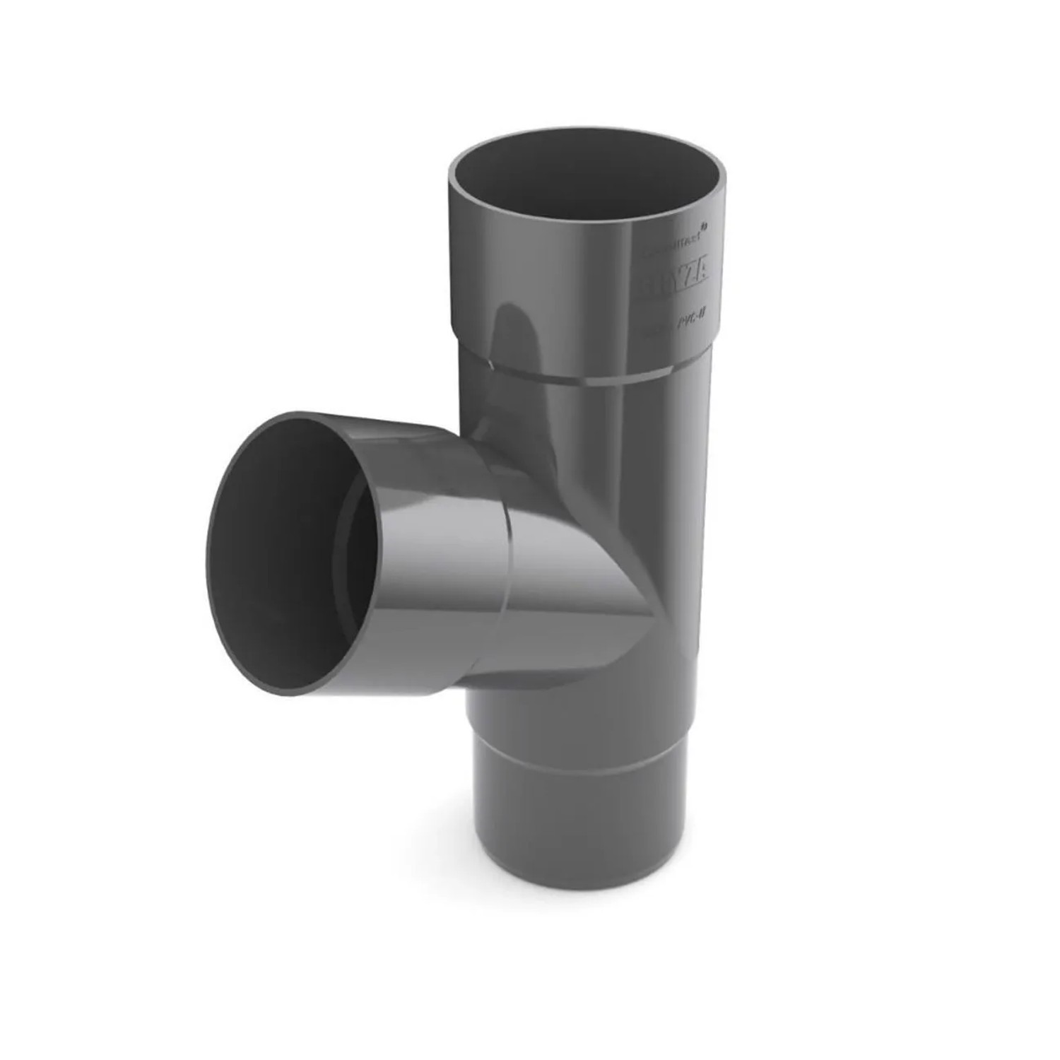 Bryza Regenrinne T-Stück Graphit System 90