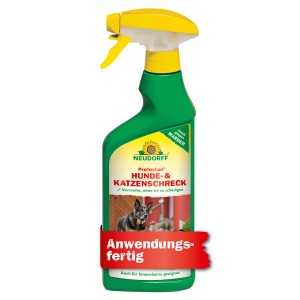 Neudorff Hunde- und Katzen-Schreck AF 500ml Sprühflasche, zur Tierabwehr im Garten.